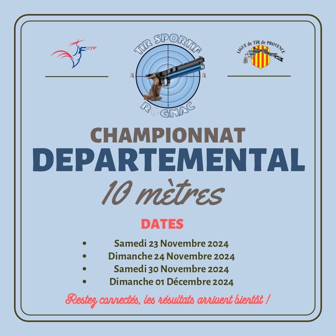 Championnat Départemental 10M 2024 – Cadets/Juniors/Adultes